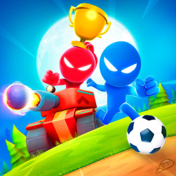 Logo Stickman Party 2-4 Minispiele
