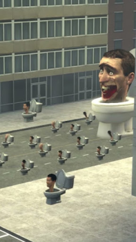 Herunterladen skibidi toilet game Simulatoren für Android Bildschirmfoto 3