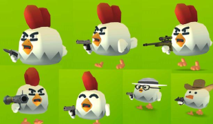 Herunterladen Chicken Gun Aktion für Android