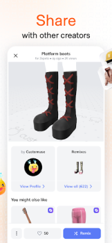 Herunterladen Customuse: Skins Maker Roblox Kunst & Design für Android Bildschirmfoto 4