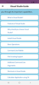 Herunterladen Visual Studio Guide Werkzeuge für Android Bildschirmfoto 2