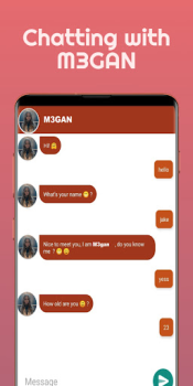 Herunterladen M3gan Video Call Chat Unterhaltung für Android Bildschirmfoto 2