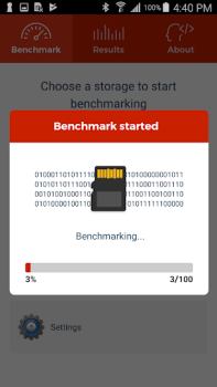 Herunterladen A1 SD Bench Werkzeuge für Android Bildschirmfoto 2