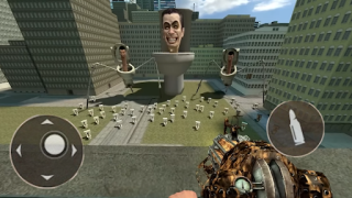 Herunterladen Skibidi Toilet 3D Shooting Aktion für Android Bildschirmfoto 5