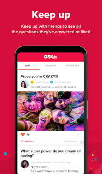Herunterladen ASKfm: Anonyme Fragen, Chat Soziales für Android Bildschirmfoto 5