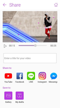 Herunterladen MiniMovie - Free Video and Slideshow Editor Video-Player und -Editoren für Android Bildschirmfoto 5