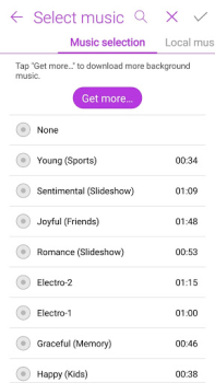 Herunterladen MiniMovie - Free Video and Slideshow Editor Video-Player und -Editoren für Android Bildschirmfoto 6