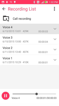 Herunterladen ASUS Sound Recorder Werkzeuge für Android Bildschirmfoto 3