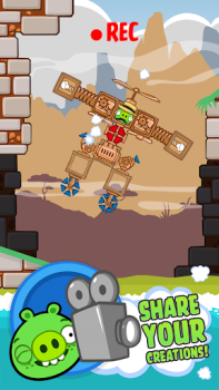 Herunterladen Bad Piggies HD Puzzle-Spiele für Android Bildschirmfoto 5