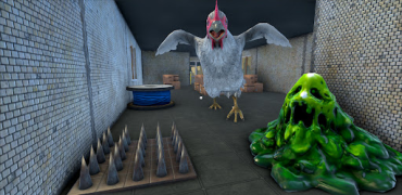Herunterladen Evil Chicken: Scary Escape Aktion für Android Bildschirmfoto 3