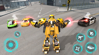 Herunterladen Robot War: Car Transform Game Aktion für Android Bildschirmfoto 2