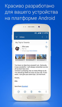 Herunterladen Blue Mail - Email & Kalender Arbeit für Android Bildschirmfoto 2