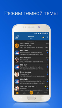 Herunterladen Blue Mail - Email & Kalender Arbeit für Android Bildschirmfoto 4