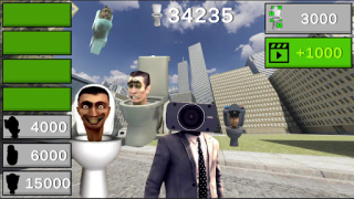 Herunterladen Skibidi Toilets Simulatoren für Android Bildschirmfoto 3