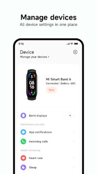 Herunterladen Mi Fitness (Xiaomi Wear) Gesundheit & Fitness für Android Bildschirmfoto 3