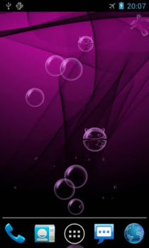 Herunterladen Bubble Live-Hintergrund Personalisierung für Android Bildschirmfoto 3
