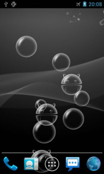 Herunterladen Bubble Live-Hintergrund Personalisierung für Android Bildschirmfoto 4