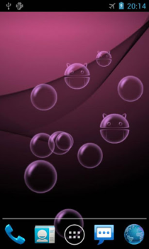 Herunterladen Bubble Live-Hintergrund Personalisierung für Android Bildschirmfoto 6