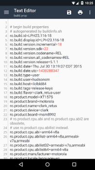 Herunterladen BuildProp Editor Werkzeuge für Android Bildschirmfoto 2
