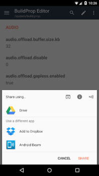 Herunterladen BuildProp Editor Werkzeuge für Android Bildschirmfoto 6