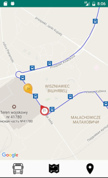 Herunterladen BusGrodno Karten & Navigation für Android Bildschirmfoto 2