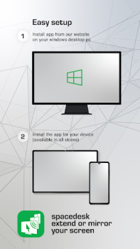 Herunterladen spacedesk - USB Display für PC Arbeit für Android Bildschirmfoto 4