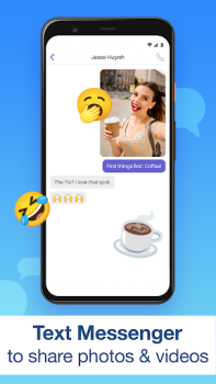 Herunterladen Text Free: Second Phone Number Soziales für Android Bildschirmfoto 6