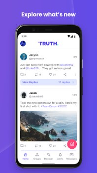 Herunterladen Truth Social Soziales für Android Bildschirmfoto 2