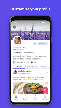 Herunterladen Truth Social Soziales für Android Bildschirmfoto 3