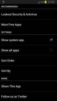 Herunterladen Cache Cleaner Arbeit für Android Bildschirmfoto 2