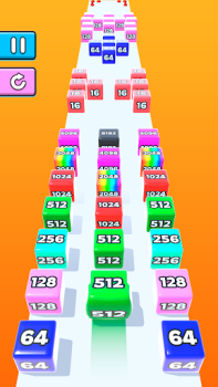 Herunterladen Jelly Run 2048 Gelegentlich für Android Bildschirmfoto 2