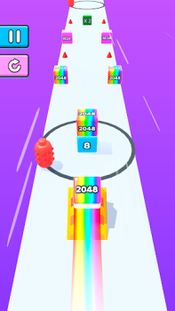 Herunterladen Jelly Run 2048 Gelegentlich für Android Bildschirmfoto 4