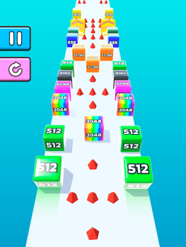 Herunterladen Jelly Run 2048 Gelegentlich für Android Bildschirmfoto 7