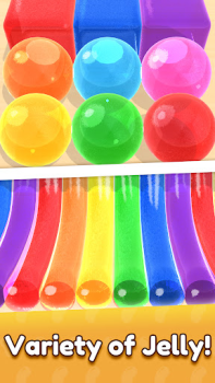 Herunterladen ASMR Rainbow Jelly Simulatoren für Android Bildschirmfoto 2