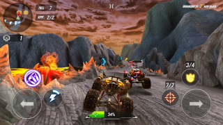 Herunterladen RACE: Rocket Arena Car Extreme Rennen für Android Bildschirmfoto 6