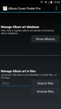 Herunterladen Album Cover Finder Musik und Audio für Android