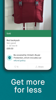 Herunterladen Vinted – Secondhand-Kleidung Einkaufen für Android Bildschirmfoto 5