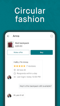 Herunterladen Vinted – Secondhand-Kleidung Einkaufen für Android Bildschirmfoto 6