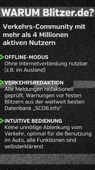Herunterladen Blitzer.de Karten & Navigation für Android Bildschirmfoto 5