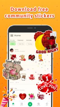 Herunterladen Personal Stickers-StickerMaker Kommunikation für Android Bildschirmfoto 5