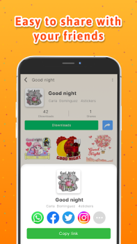 Herunterladen Personal Stickers-StickerMaker Kommunikation für Android Bildschirmfoto 6