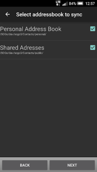 Herunterladen CardDAV-Sync free Arbeit für Android Bildschirmfoto 3