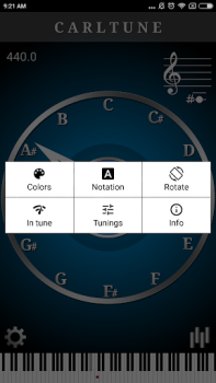 Herunterladen CarlTune - Chromatic Tuner Musik und Audio für Android Bildschirmfoto 3