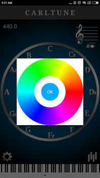 Herunterladen CarlTune - Chromatic Tuner Musik und Audio für Android Bildschirmfoto 4