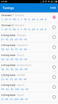 Herunterladen CarlTune - Chromatic Tuner Musik und Audio für Android Bildschirmfoto 6