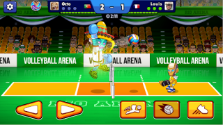 Herunterladen Volleyball Arena: Spike Hard Sport Spiele für Android Bildschirmfoto 3