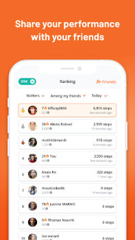 Herunterladen WeWard - die Walking-App Gesundheit & Fitness für Android Bildschirmfoto 4