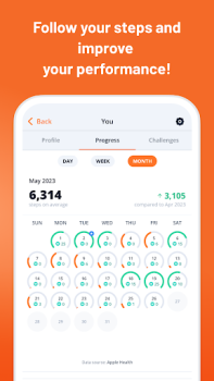 Herunterladen WeWard - die Walking-App Gesundheit & Fitness für Android Bildschirmfoto 5