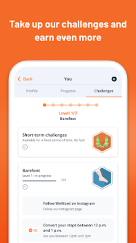 Herunterladen WeWard - die Walking-App Gesundheit & Fitness für Android Bildschirmfoto 6