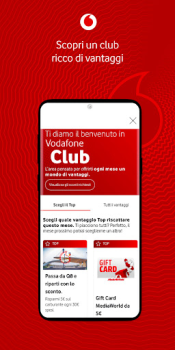 Herunterladen My Vodafone Italia Werkzeuge für Android Bildschirmfoto 3